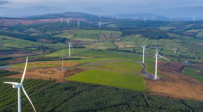Wind farm project with refused planning redesigned and permitted