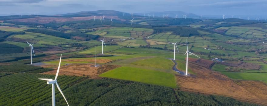 Wind farm project with refused planning redesigned and permitted